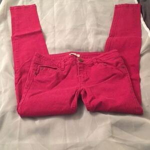 Fire Los Angeles burgundy red pants​​